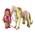 Кукла Еви на прыгающей лошади / Simba