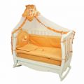 Комплект в детскую кроватку оранжевый / Kids Comfort