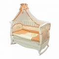 Комплект в детскую кроватку Спать пора оранжевый / Kids Comfort