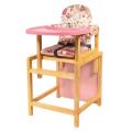 Стол-стул для кормления СТД-07 розовый