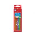 Цветные карандаши Jumbo Grip, 6 цветов Faber-Castell