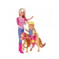 Кукла "Штеффи и Еви с пони на ферме" / Simba
