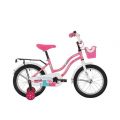 Велосипед детский Novatrack Tetris 14 розовый с корзиной