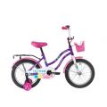 Велосипед детский Novatrack Tetris 16 фиолетовый с корзиной