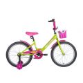 Велосипед детский Novatrack Twist 20" зелёный, с корзиной