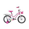 Велосипед детский Novatrack Tetris 16 розовый с корзиной