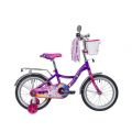 Велосипед детский Novatrack Little Girlzz 16 фиолетовый