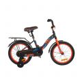 Велосипед детский Slider 16 черно-оранжевый 106089