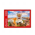 Пазл Тигр на фоне моря 1000 элементов Рыжий кот